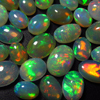 Wholesale price Lot - 43 cts - Trully High Quality - WELO ETHIOPIAN OPAL - Mix Shape Cabochon All Pcs have Fire size - 5x7 - 9x13 - 31 pcs